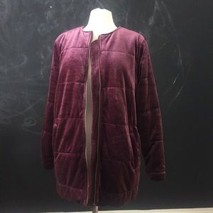 WHO WHAT WEAR Purple Velvet Coat! 🍇